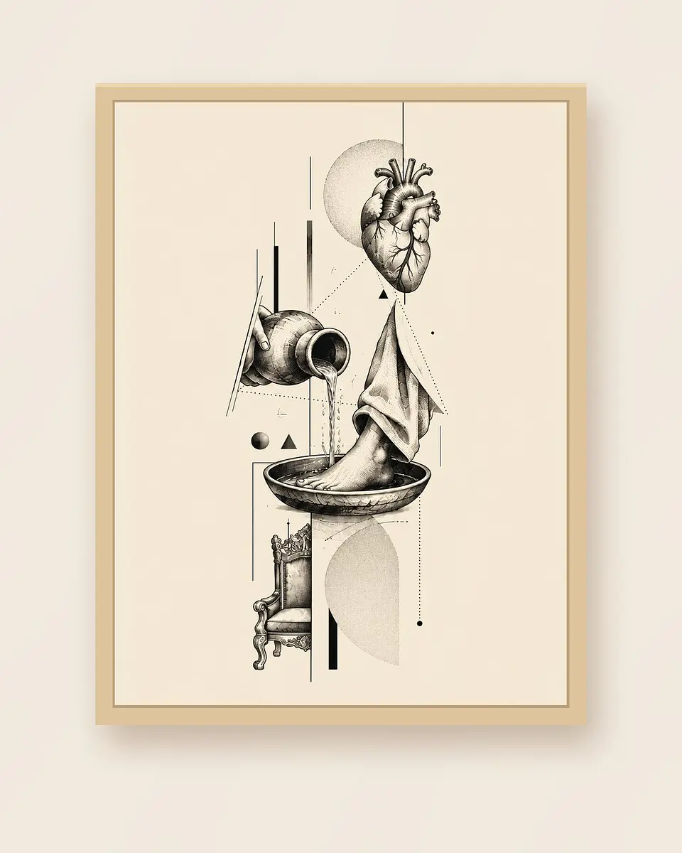 El corazón que sirve (lavamiento de pies) · SR-01 3