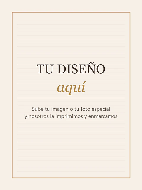 Cuadro con tu propio diseño