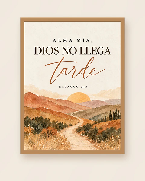 Alma mía, Dios no llega tarde · AM-03