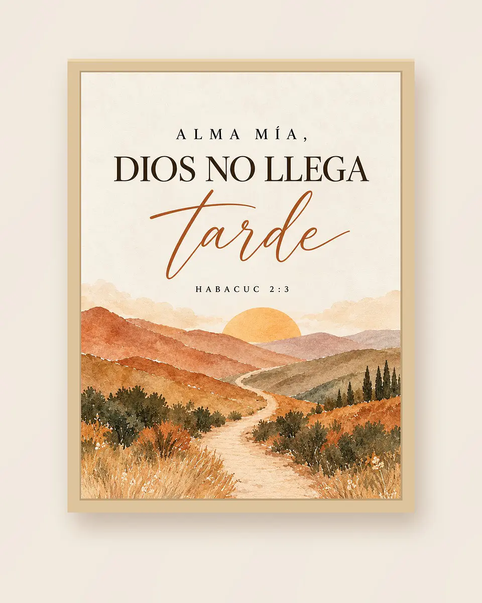 Alma mía, Dios no llega tarde · AM-03 3