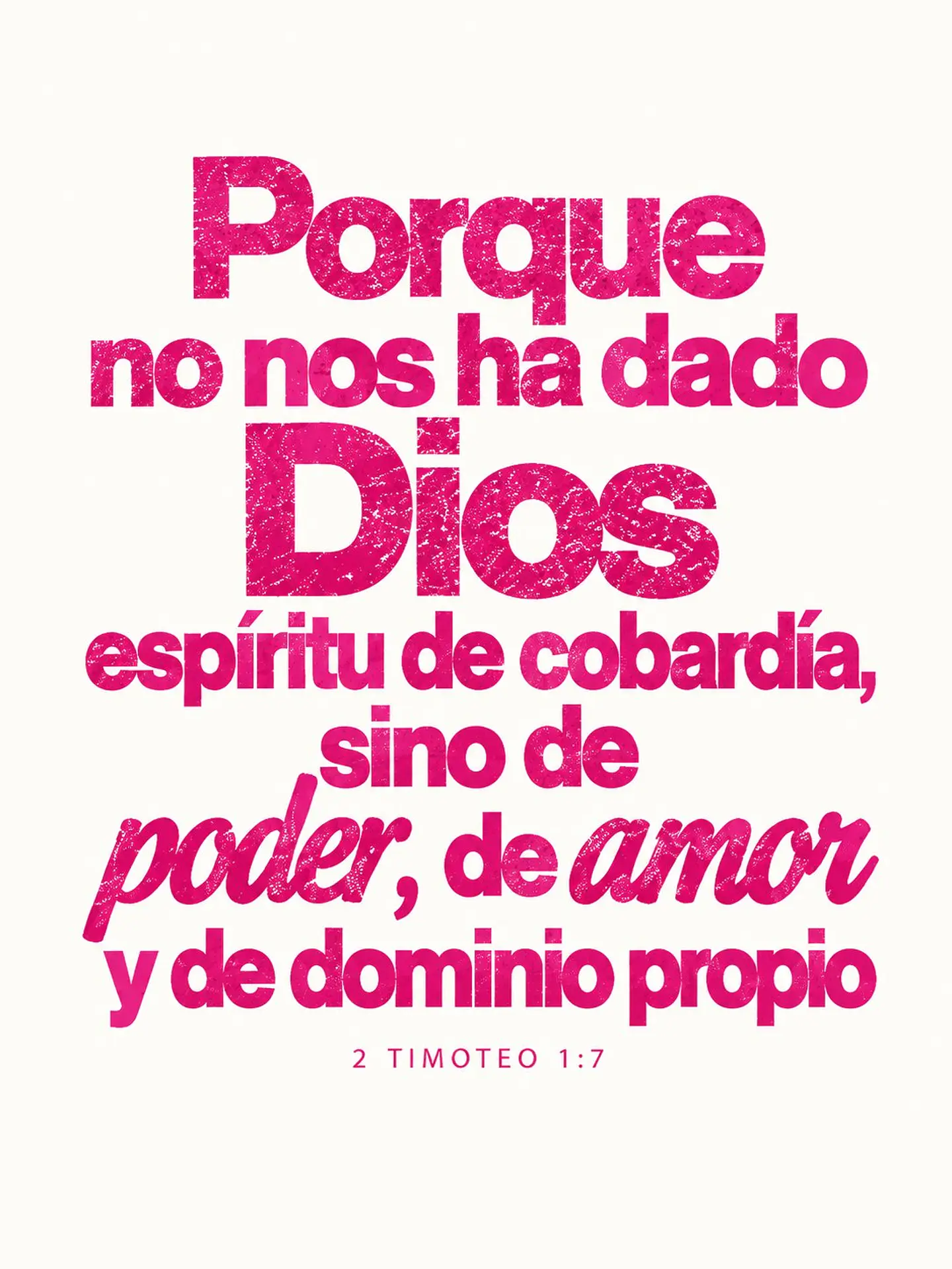 No nos ha dado Dios espíritu de cobardía · QS-09 2