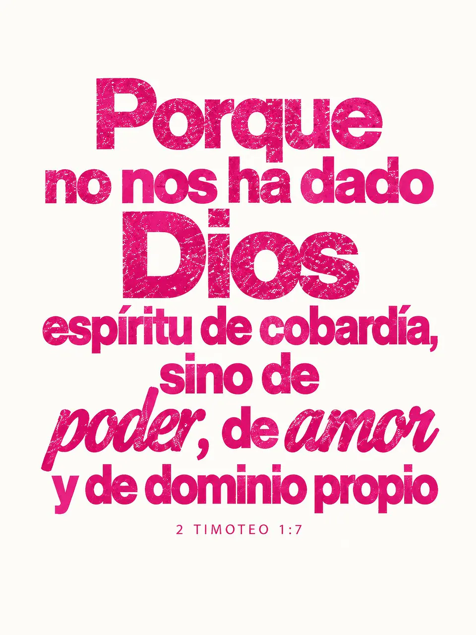 No nos ha dado Dios espíritu de cobardía · QS-09 2