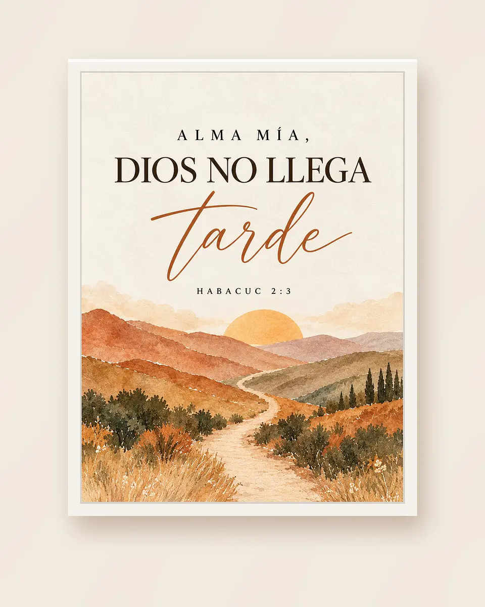 Alma mía, Dios no llega tarde · AM-03 4