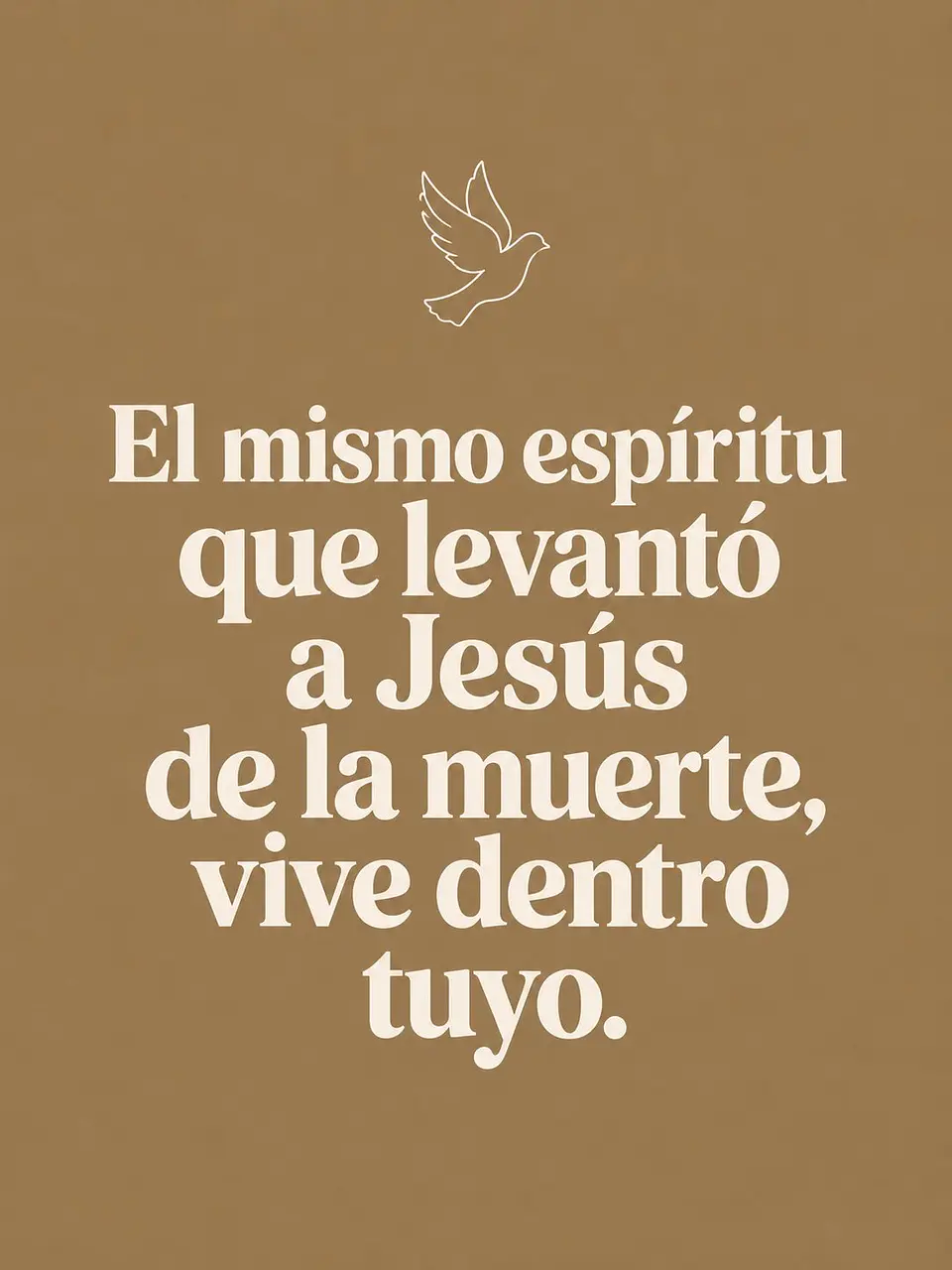 El mismo espíritu que levantó a Jesús vive dentro tuyo · QS-10 2