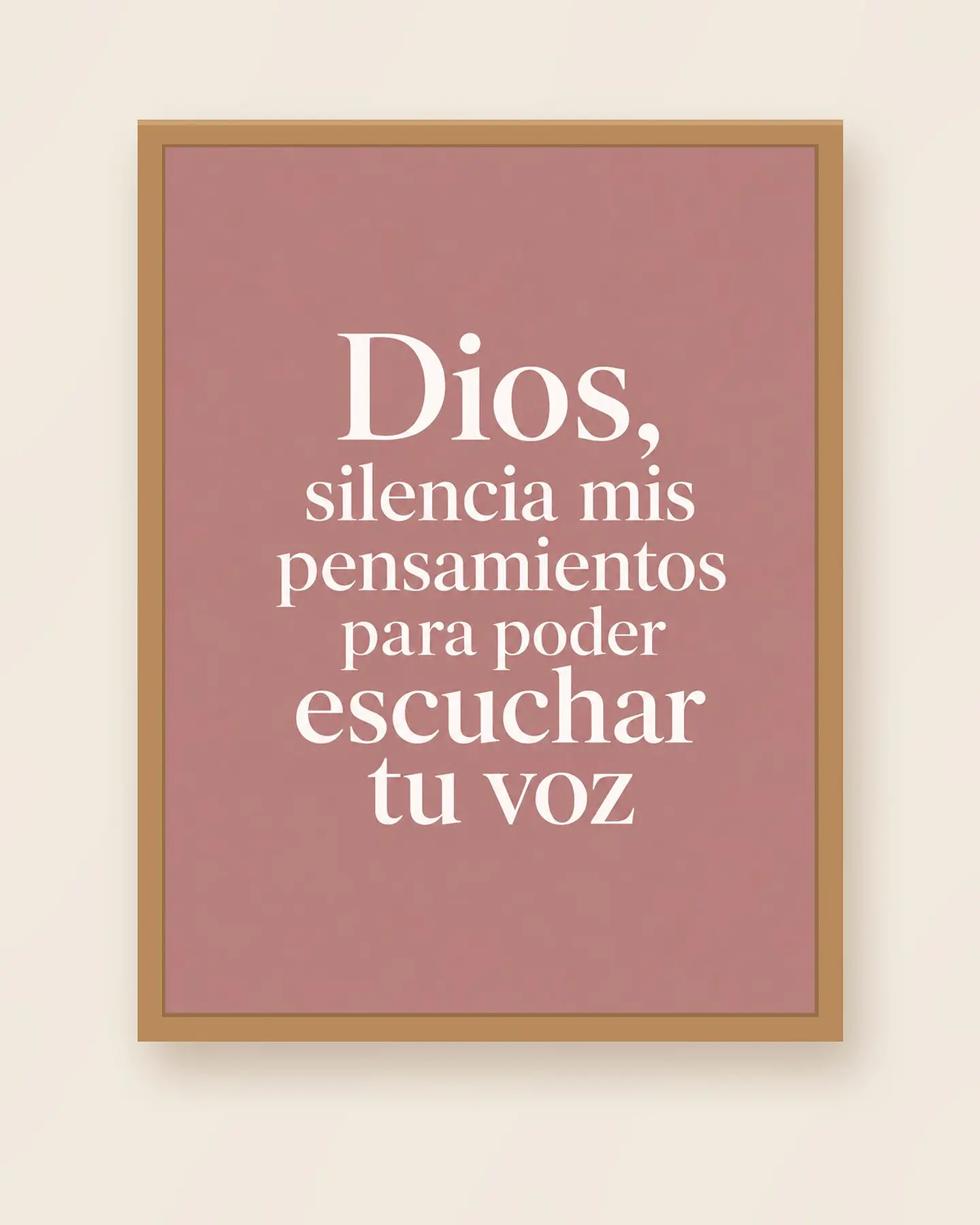 Dios, silencia mis pensamientos para poder escuchar Tu voz · PC-02 1