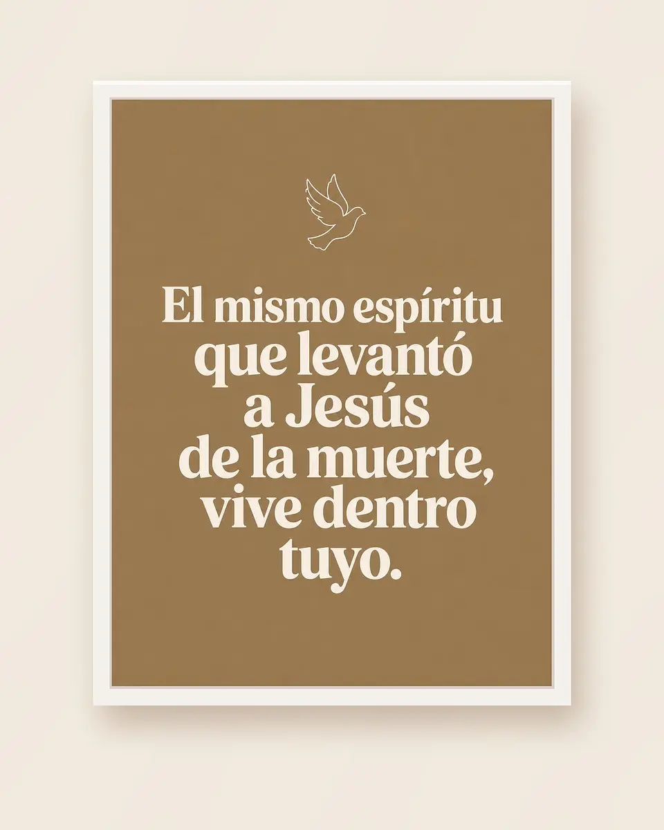 El mismo espíritu que levantó a Jesús vive dentro tuyo · QS-10 4