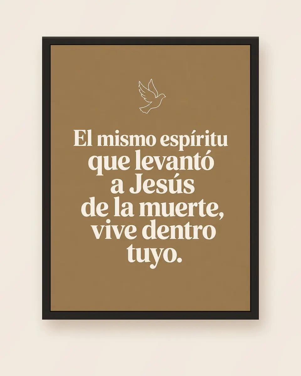 El mismo espíritu que levantó a Jesús vive dentro tuyo · QS-10 5