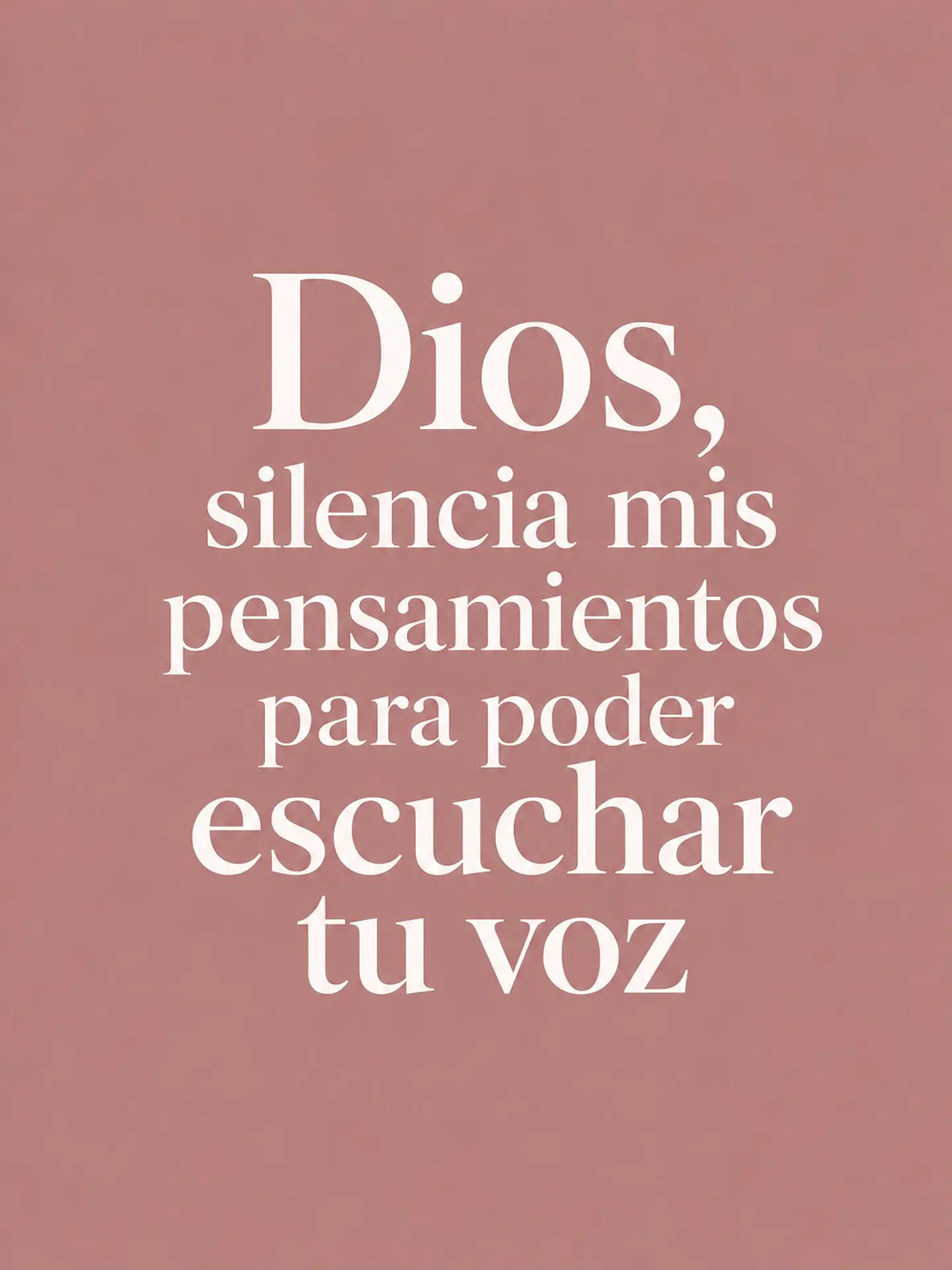 Dios, silencia mis pensamientos para poder escuchar Tu voz · PC-02 2