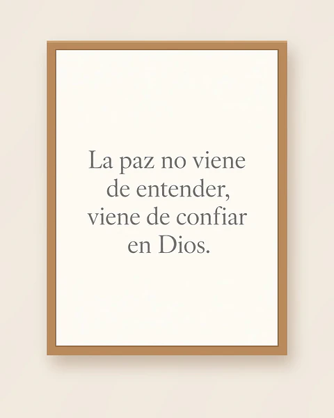 La paz no viene de entender, viene de confiar en Dios · PC-04