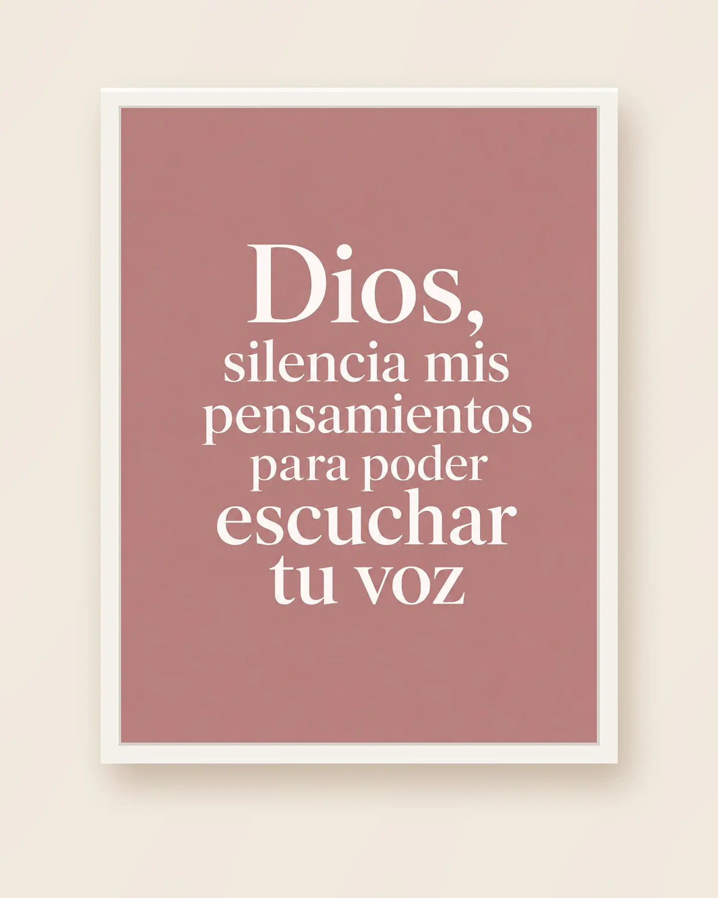 Dios, silencia mis pensamientos para poder escuchar Tu voz · PC-02 4