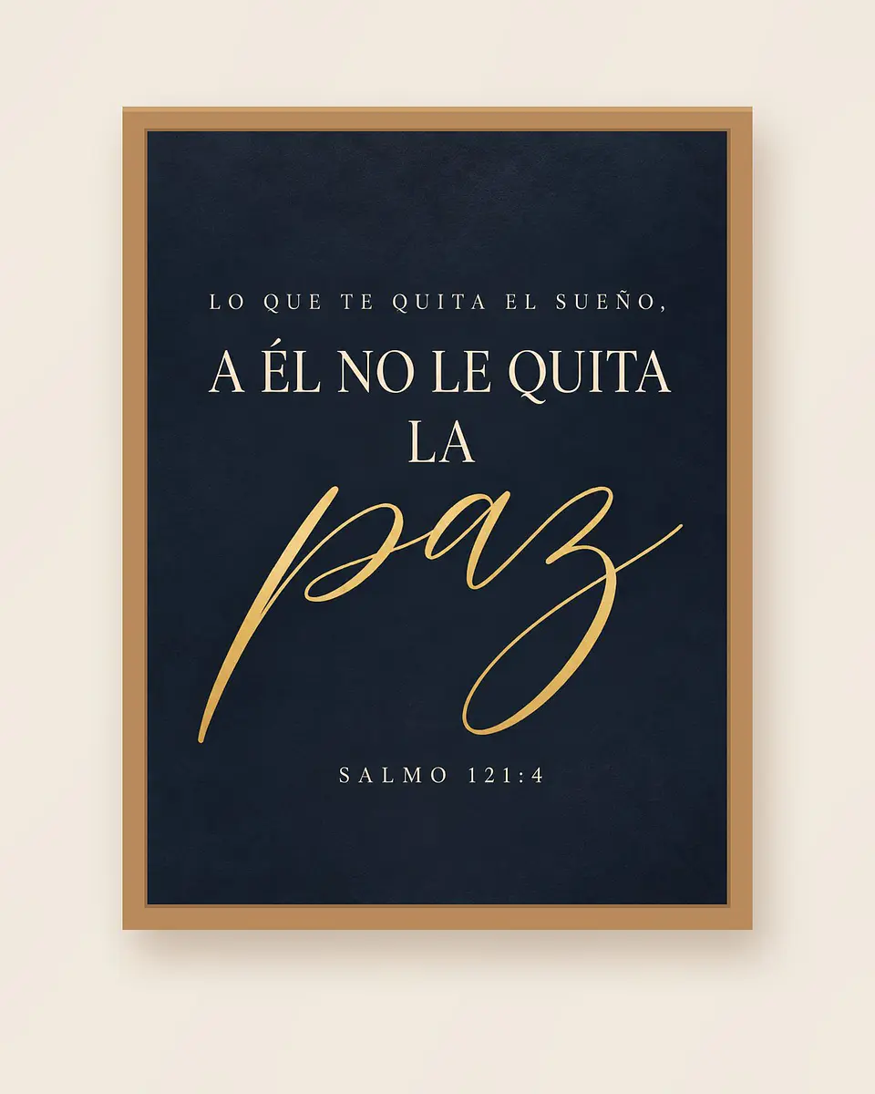 Lo que te quita el sueño, a Él no le quita la paz · PC-05 1