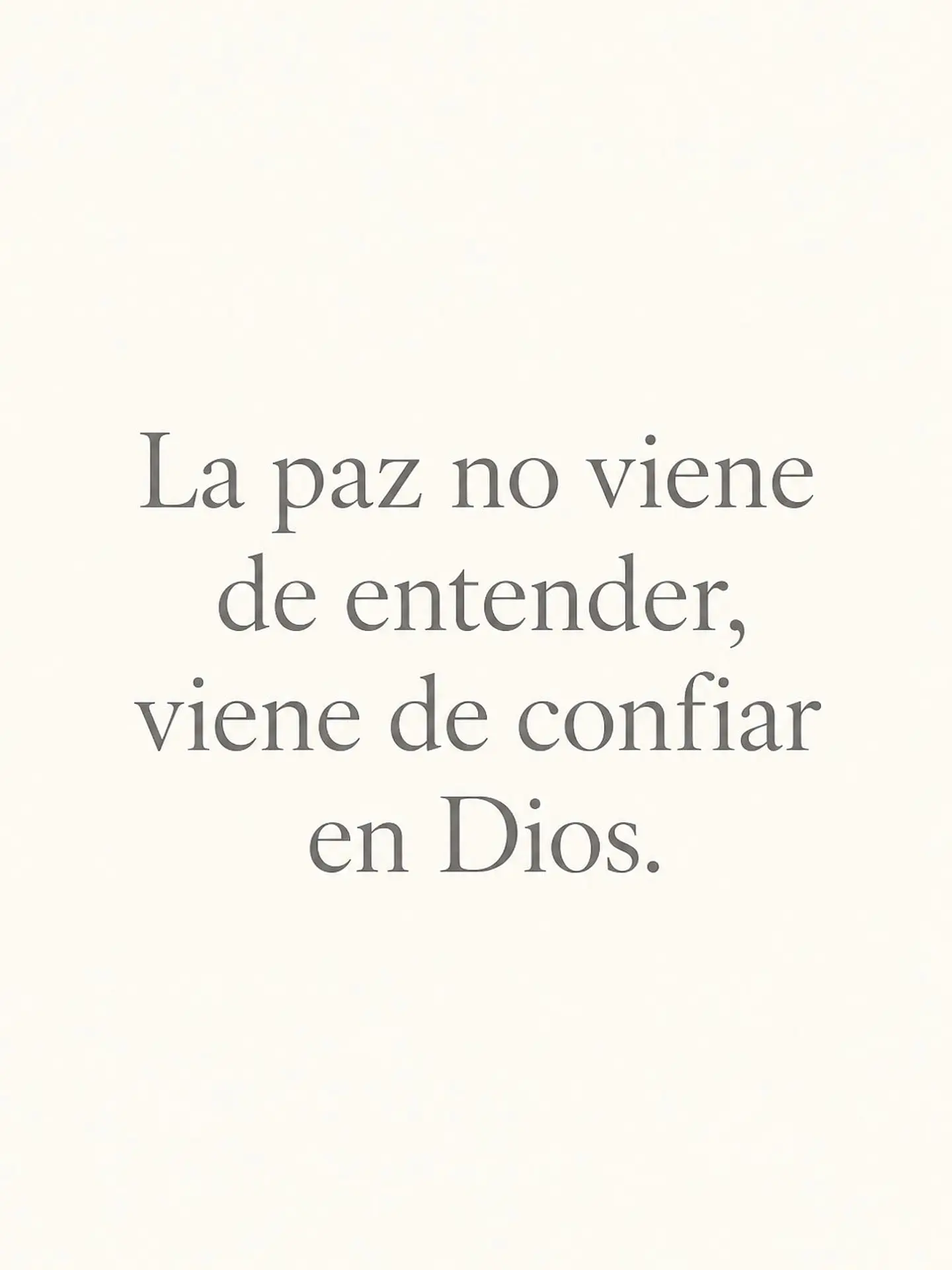 La paz no viene de entender, viene de confiar en Dios · PC-04 2