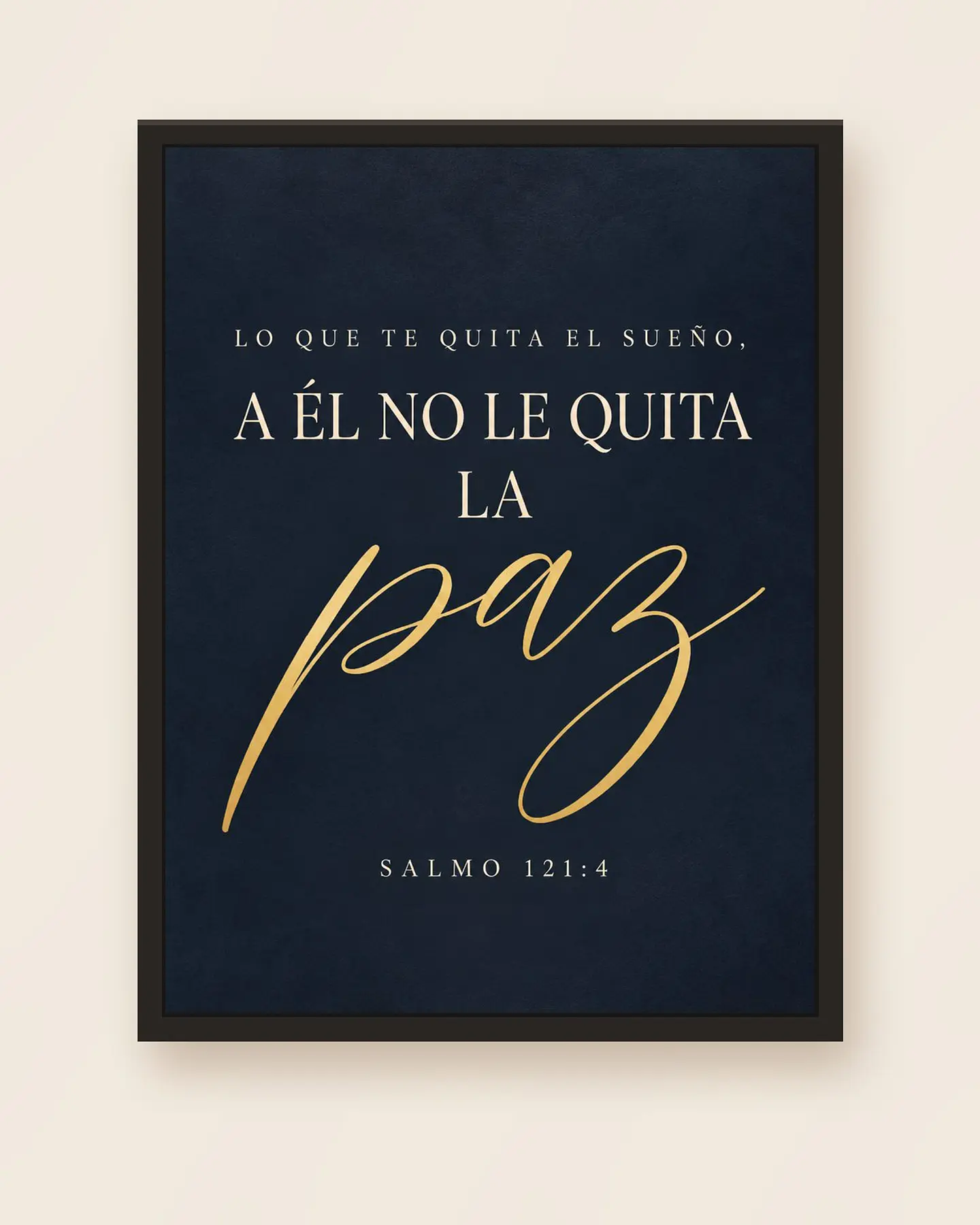 Lo que te quita el sueño, a Él no le quita la paz · PC-05 5