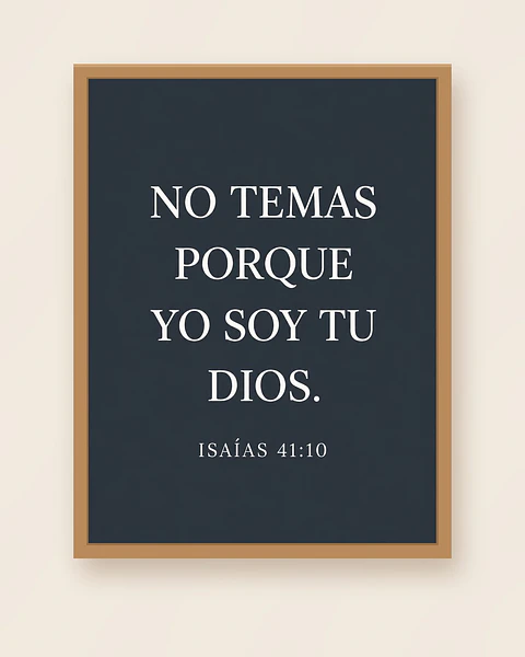 No temas, porque yo soy tu Dios · ES-08