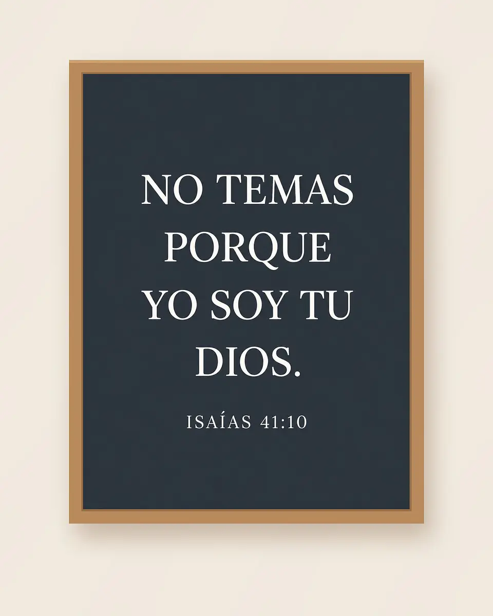 No temas, porque yo soy tu Dios · ES-08 1