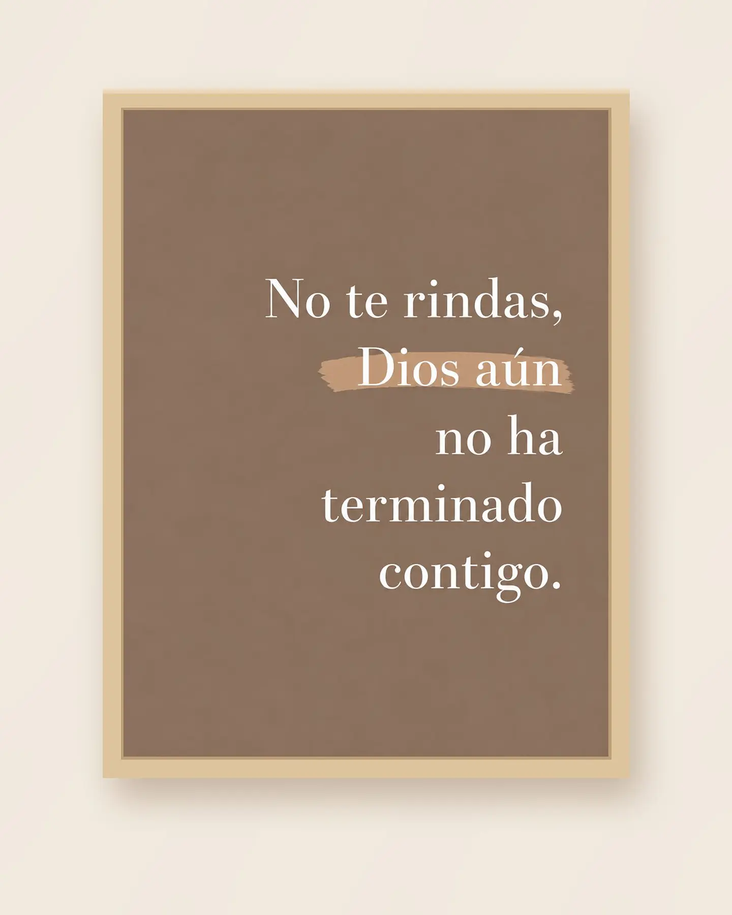 No te rindas, Dios aún no ha terminado contigo · ES-07 3