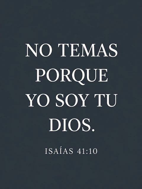 No temas, porque yo soy tu Dios · ES-08