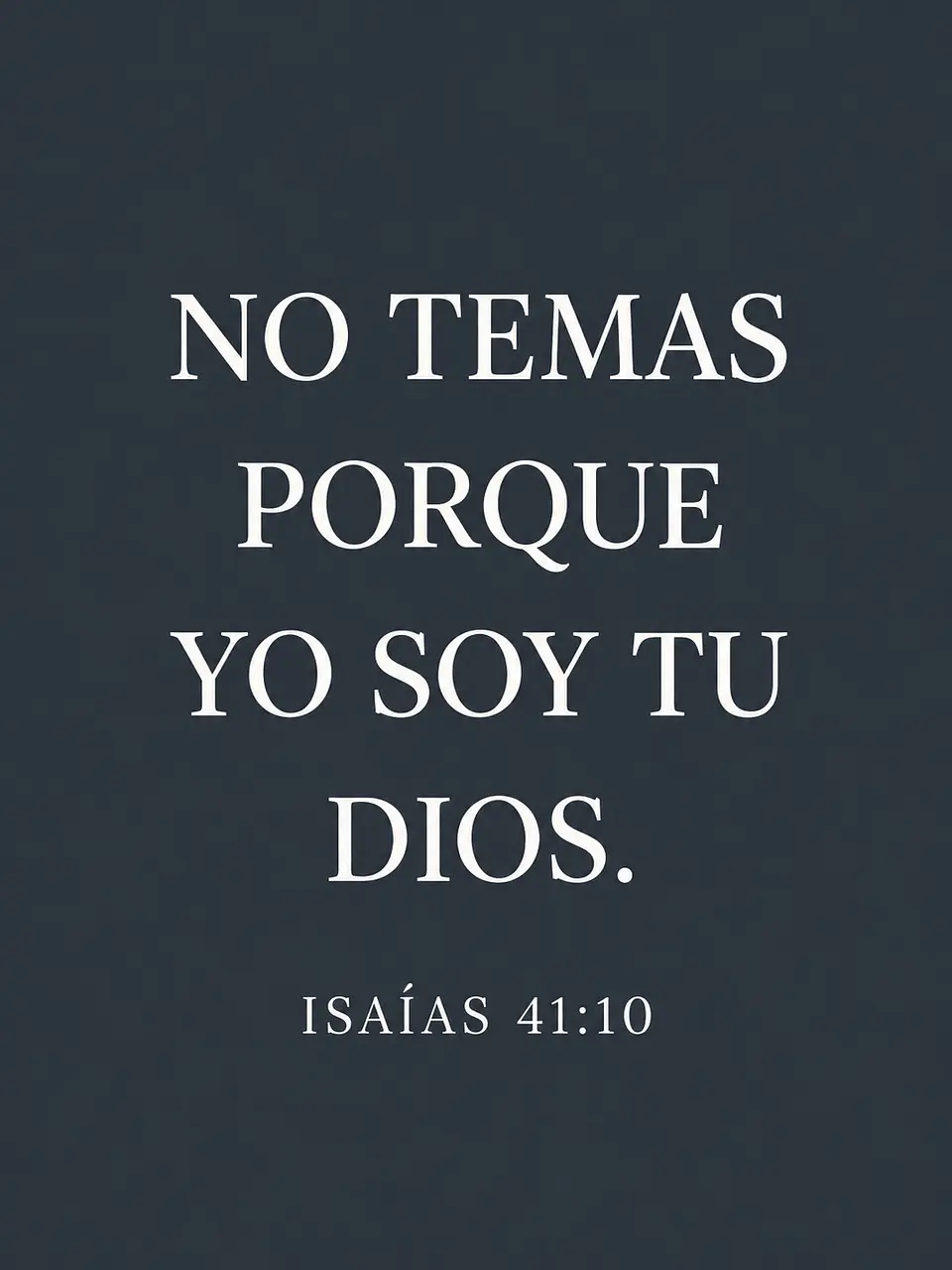 No temas, porque yo soy tu Dios · ES-08 2