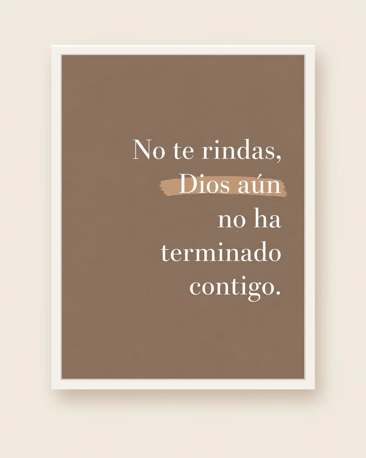No te rindas, Dios aún no ha terminado contigo · ES-07 4