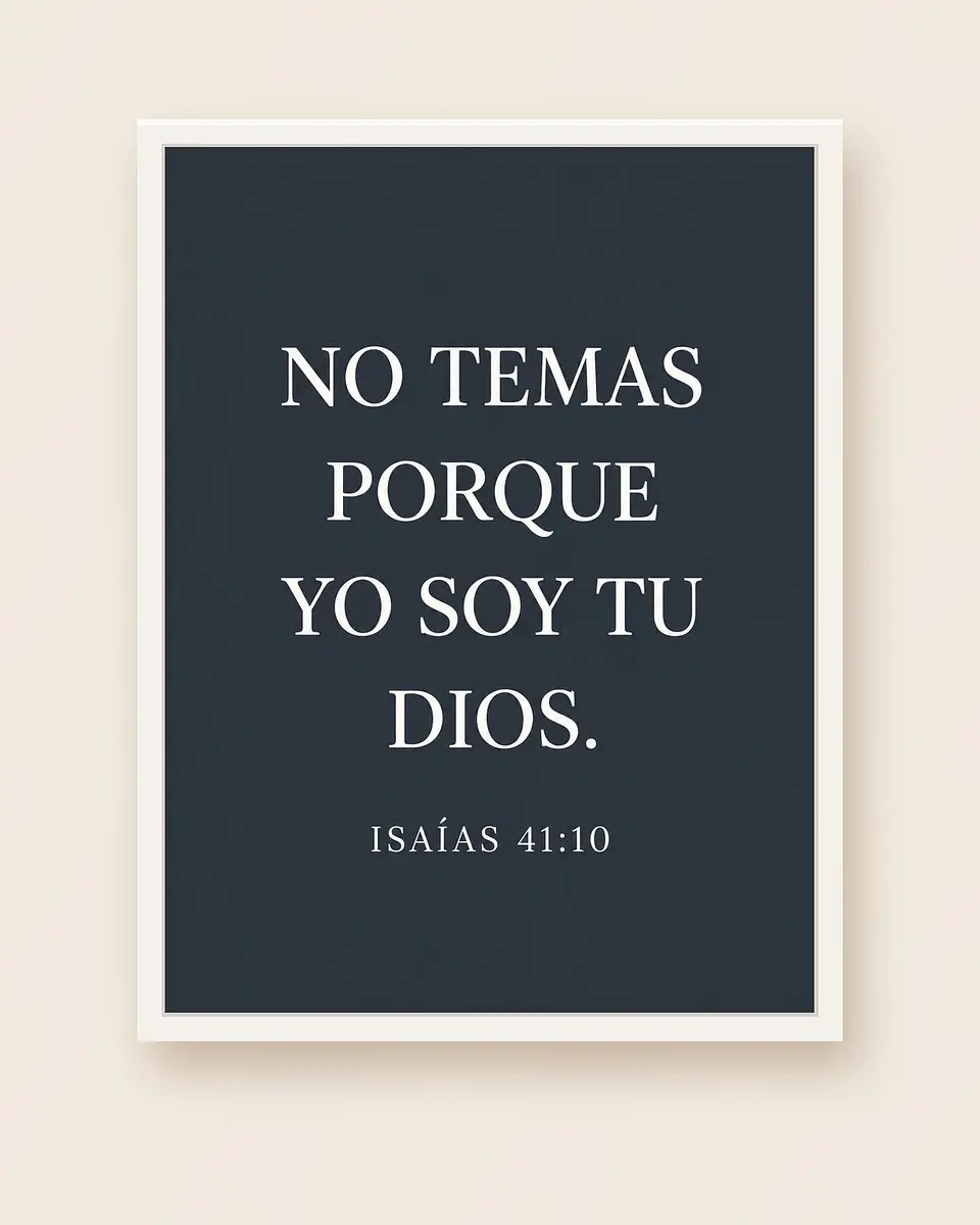 No temas, porque yo soy tu Dios · ES-08 4