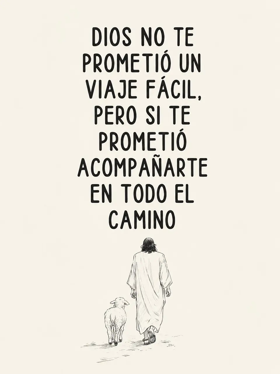Dios no te prometió un viaje fácil, pero sí acompañarte · ES-11 2