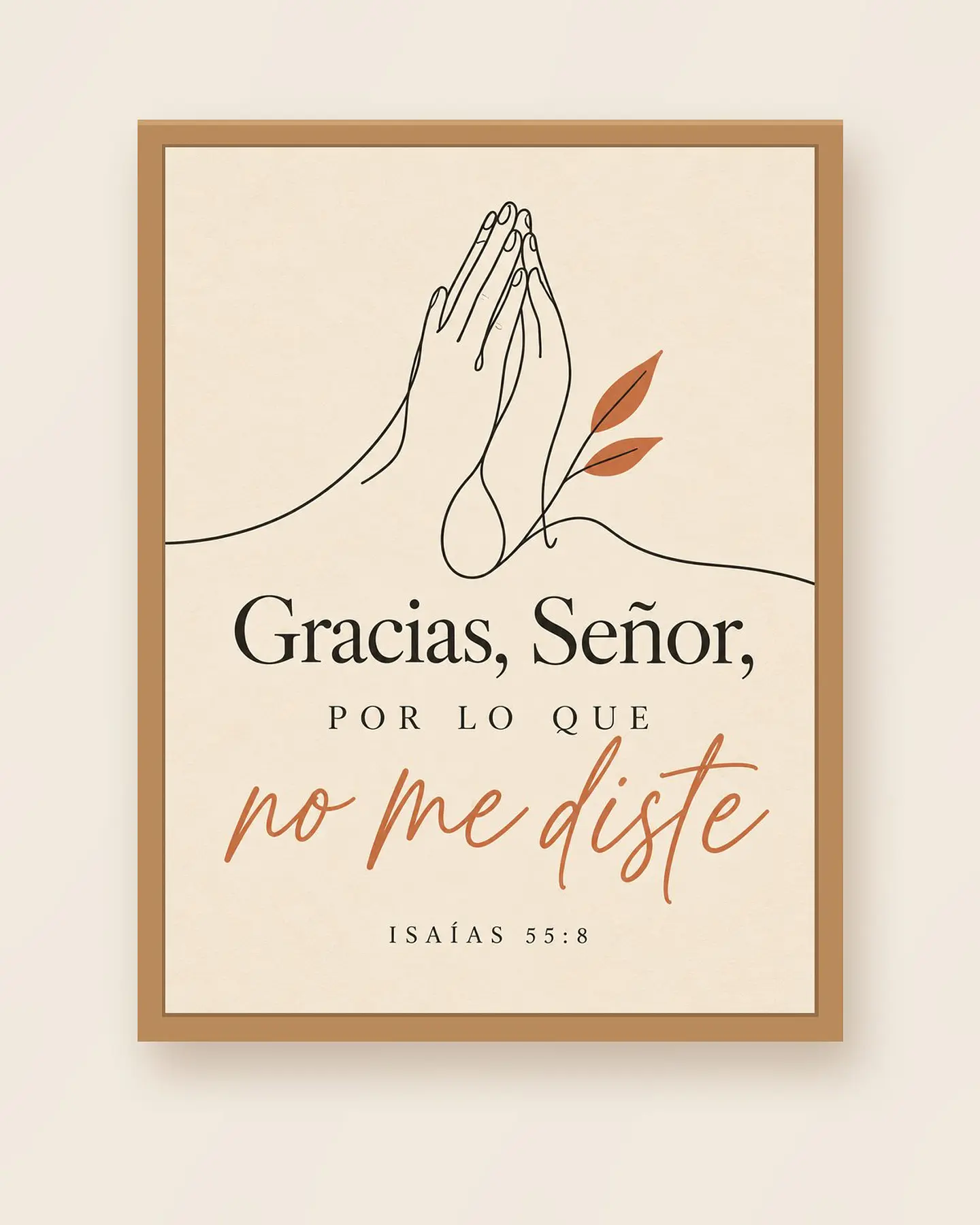 Gracias, Señor, por lo que no me diste · GR-06 1