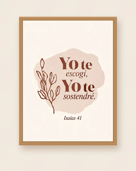 Yo te escogí, yo te sostendré · QS-06