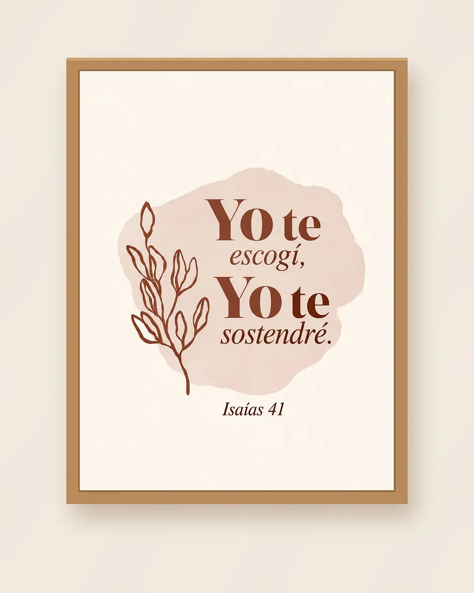 Yo te escogí, yo te sostendré · QS-06 1