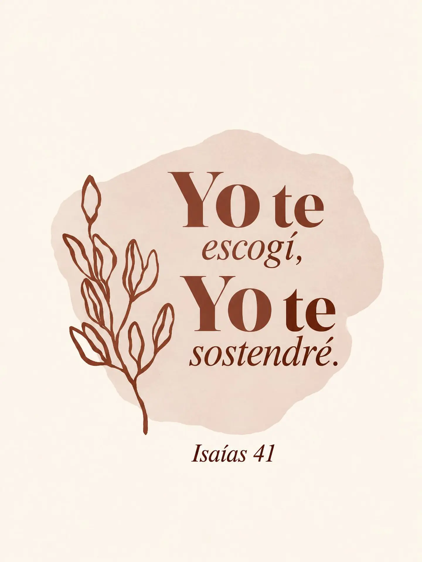 Yo te escogí, yo te sostendré · QS-06 2