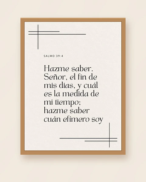 Hazme saber, Señor, el fin de mis días · QS-07