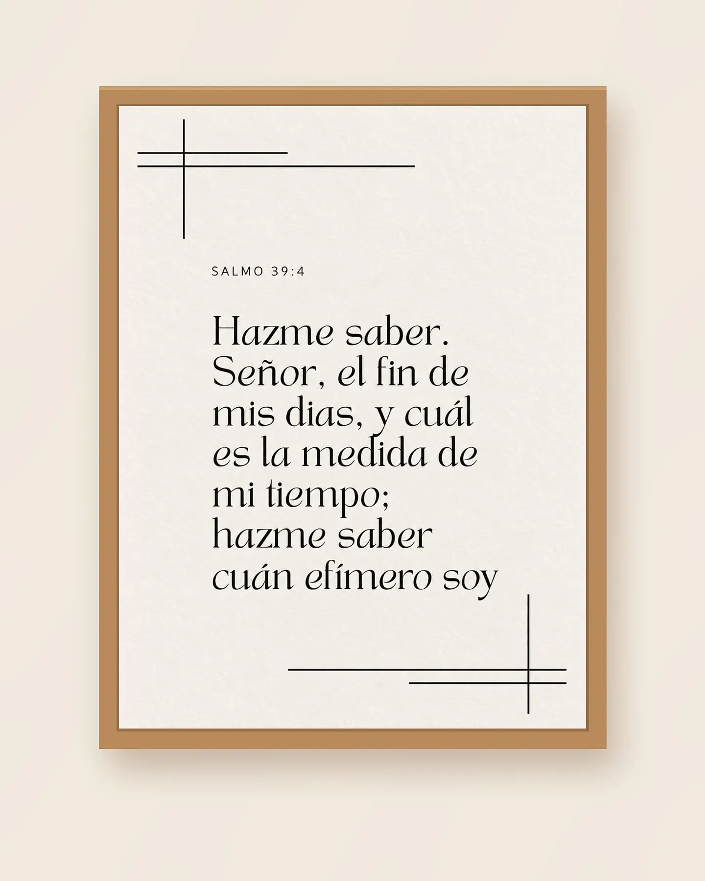 Hazme saber, Señor, el fin de mis días · QS-07 1