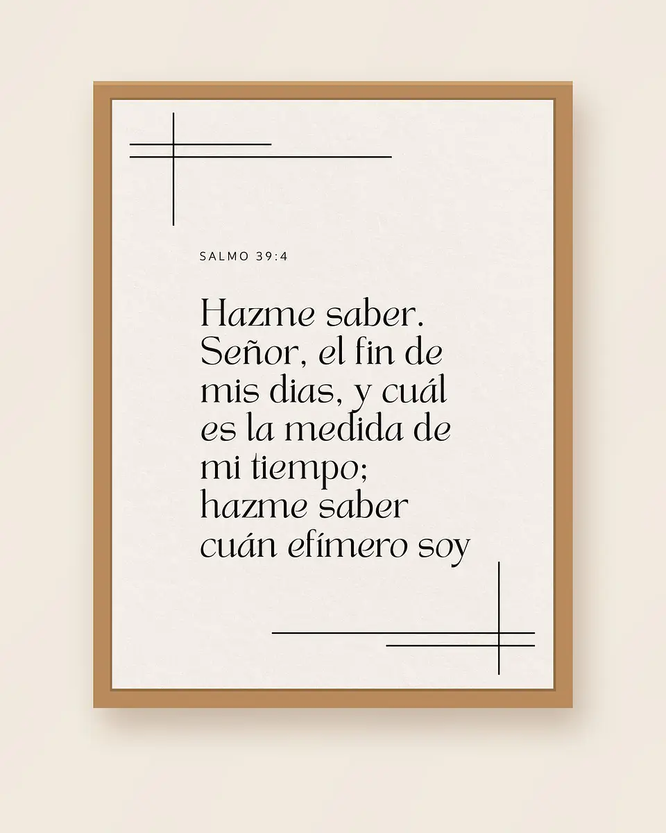 Hazme saber, Señor, el fin de mis días · QS-07 1