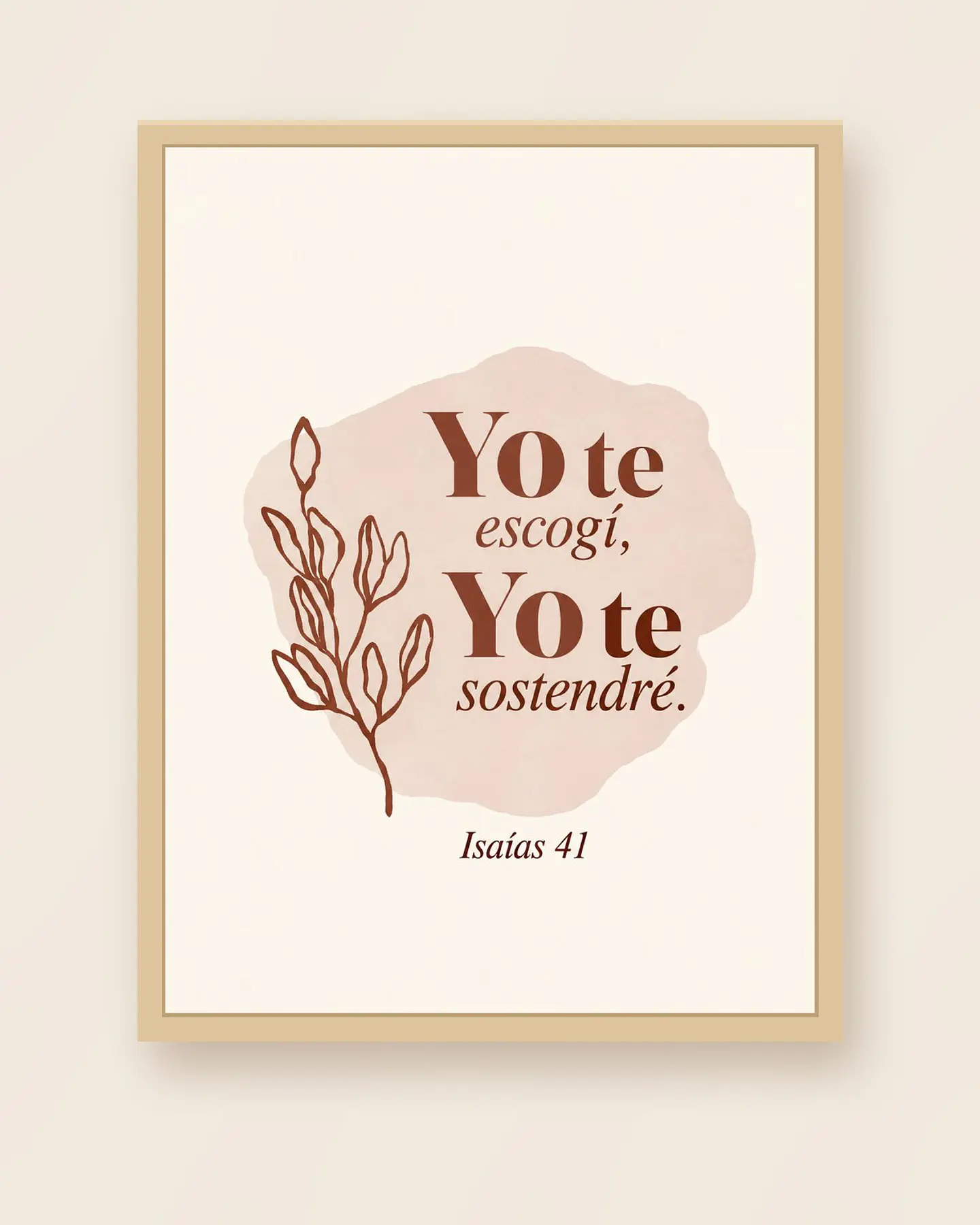 Yo te escogí, yo te sostendré · QS-06 3