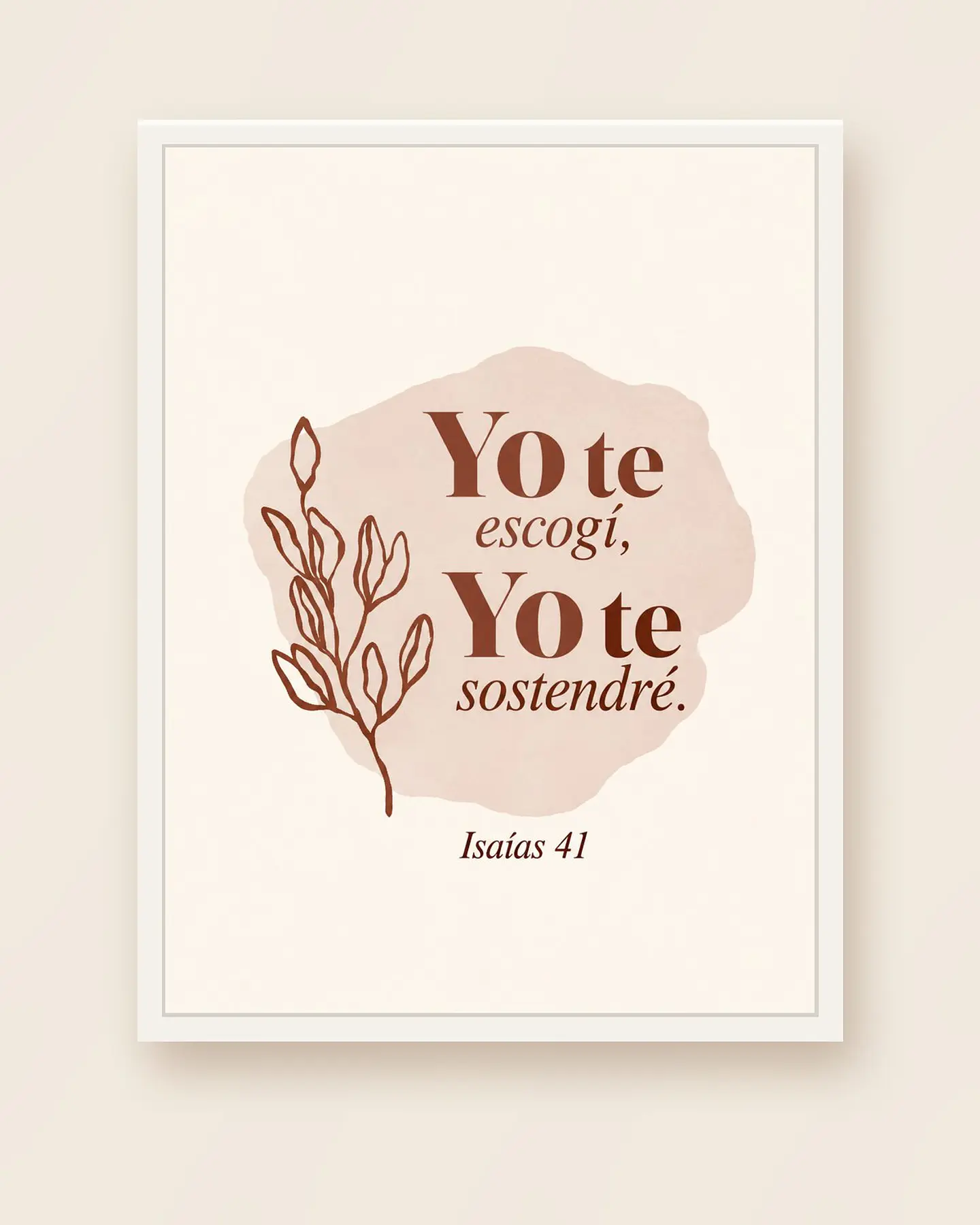 Yo te escogí, yo te sostendré · QS-06 4