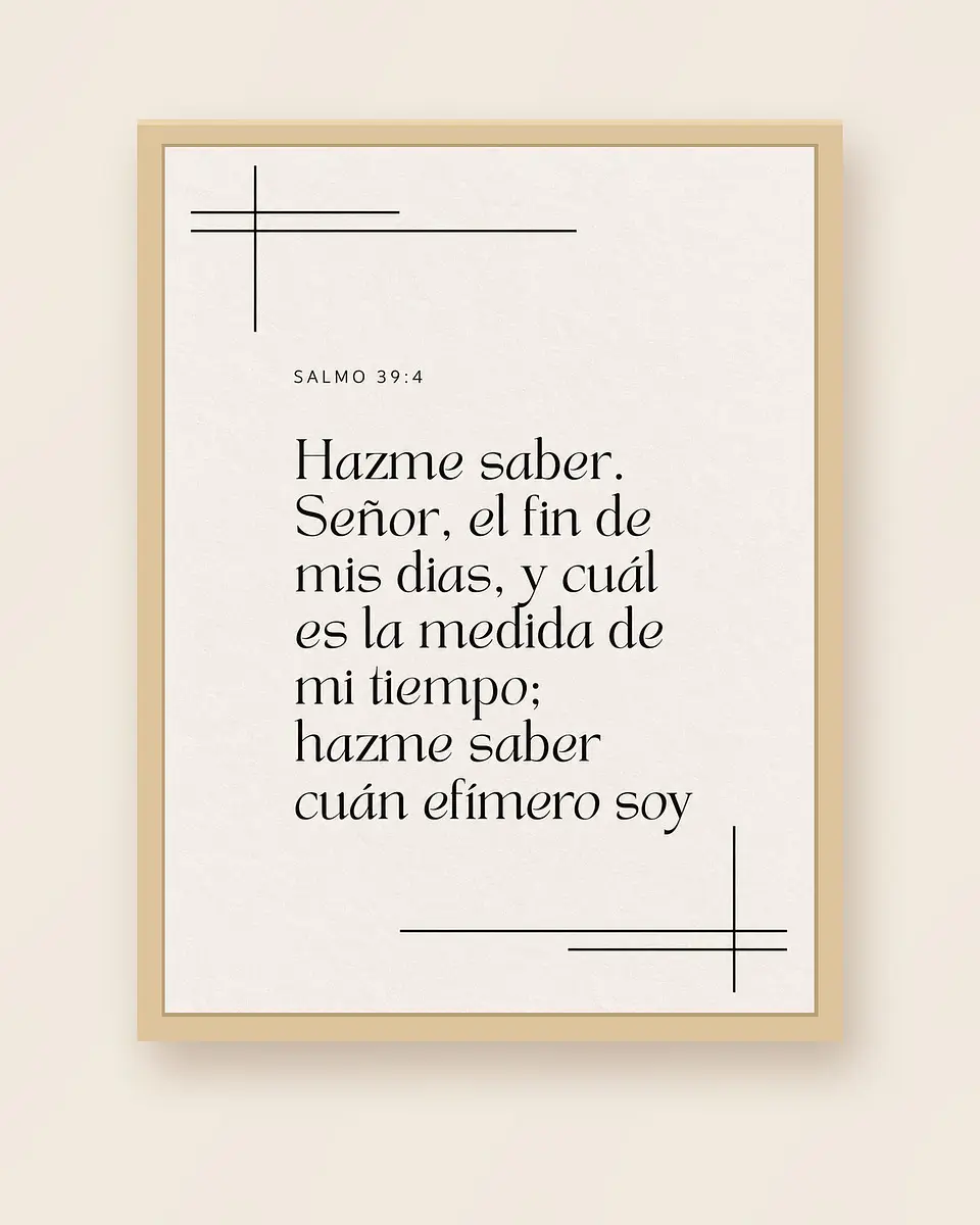 Hazme saber, Señor, el fin de mis días · QS-07 3