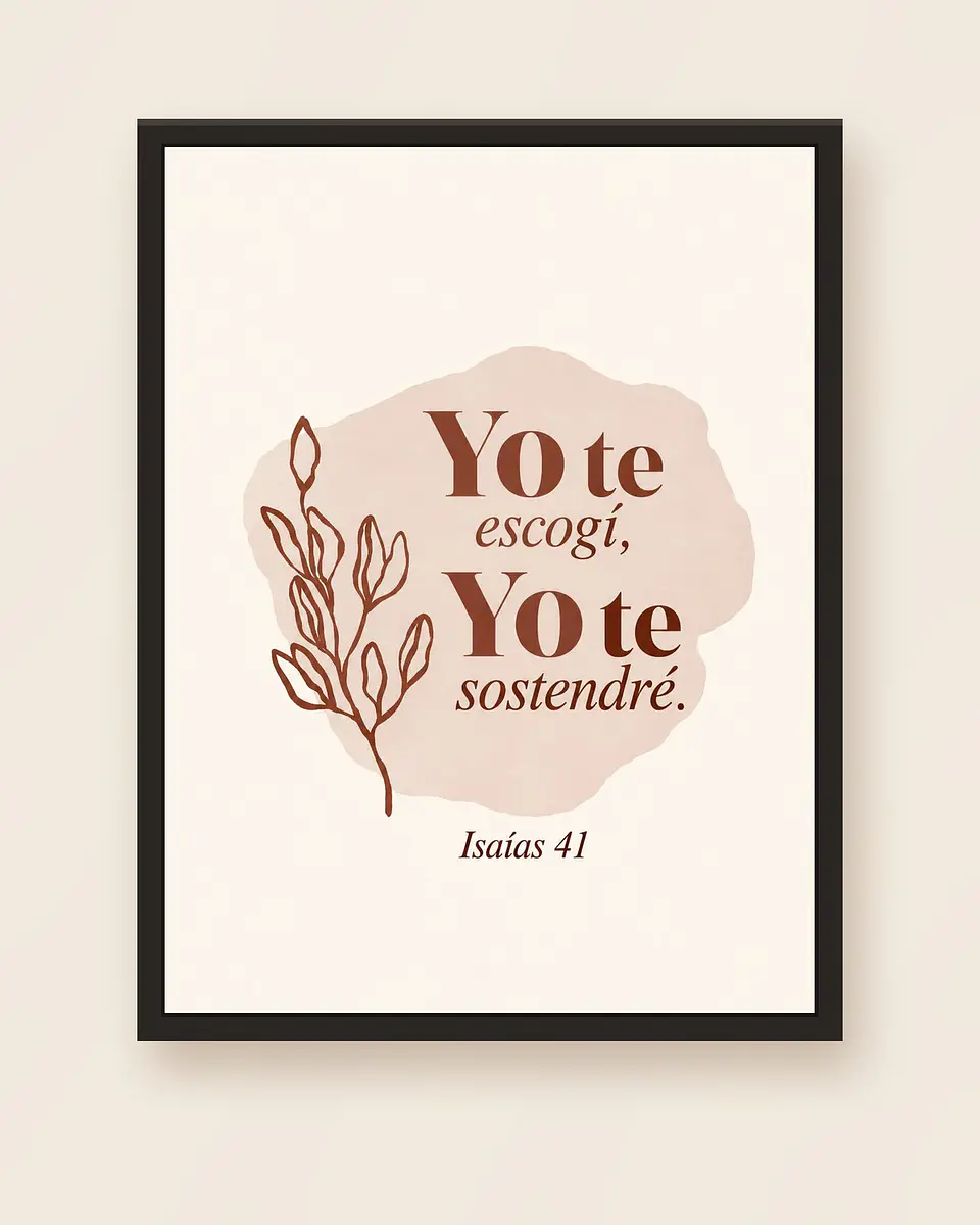 Yo te escogí, yo te sostendré · QS-06 5