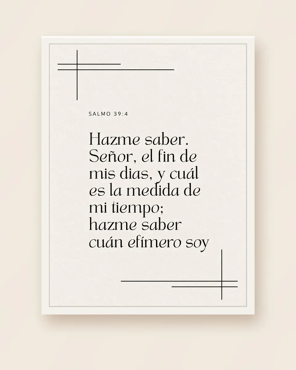 Hazme saber, Señor, el fin de mis días · QS-07 4