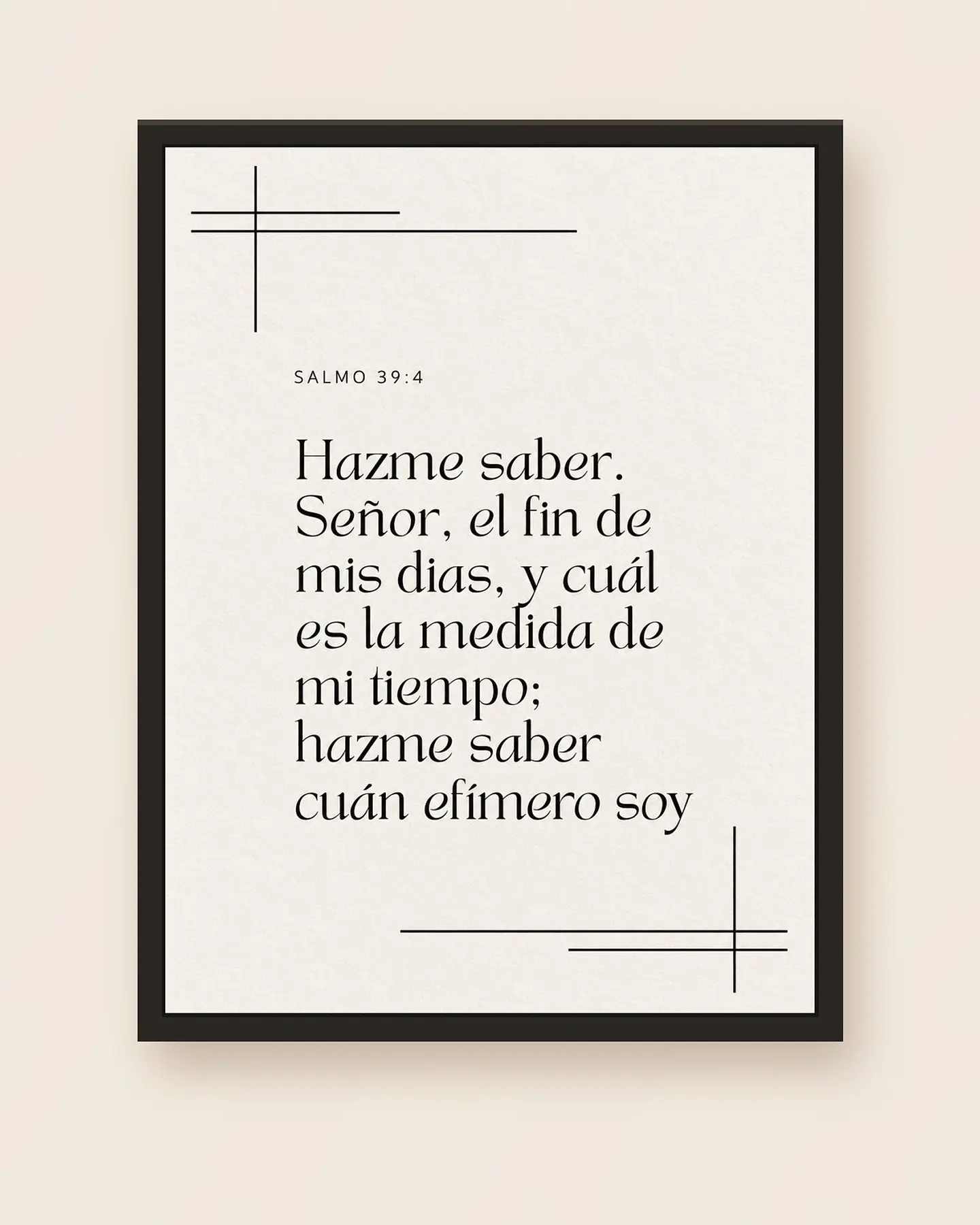 Hazme saber, Señor, el fin de mis días · QS-07 5