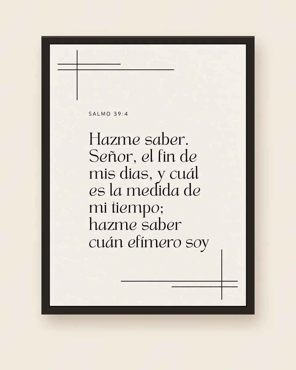 Hazme saber, Señor, el fin de mis días · QS-07 5
