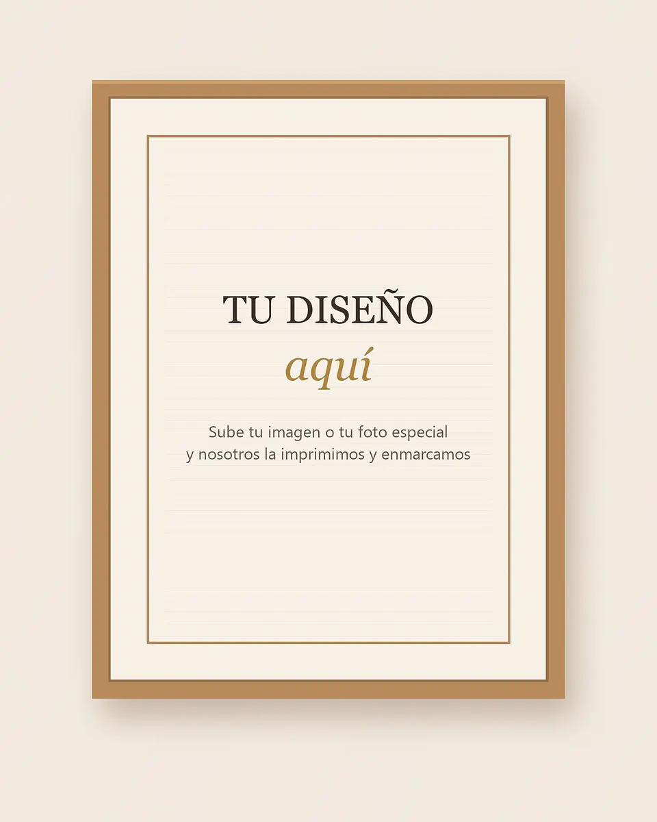 Cuadro con tu propio diseño 1