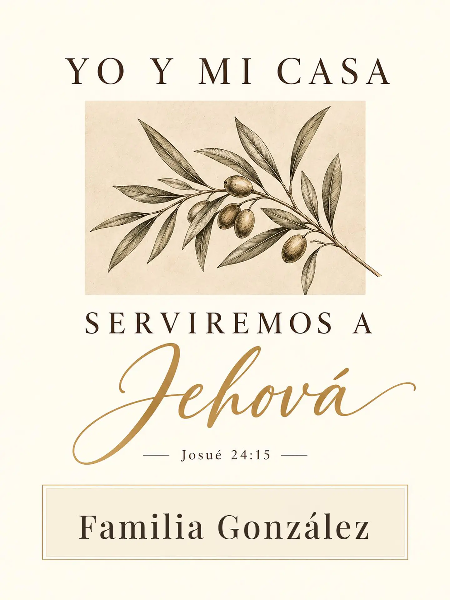 Familia: Yo y mi casa serviremos a Jehová · PZ-01 2