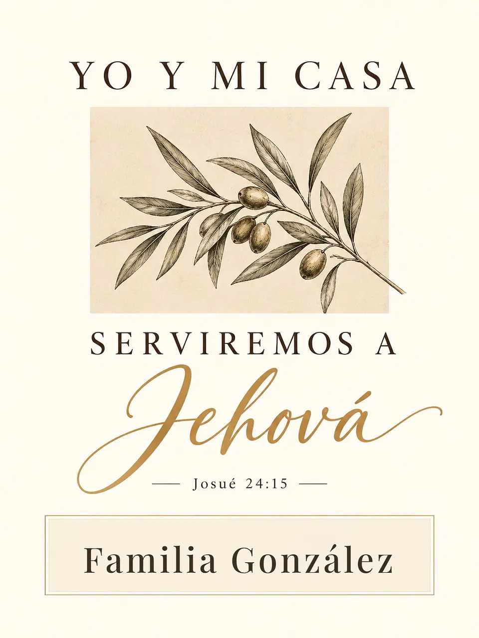 Familia: Yo y mi casa serviremos a Jehová · PZ-01 2