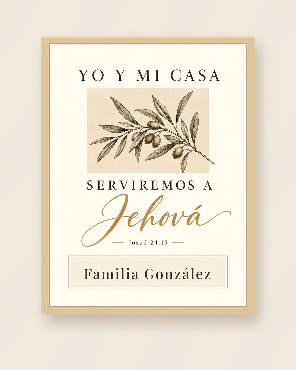 Familia: Yo y mi casa serviremos a Jehová · PZ-01 3