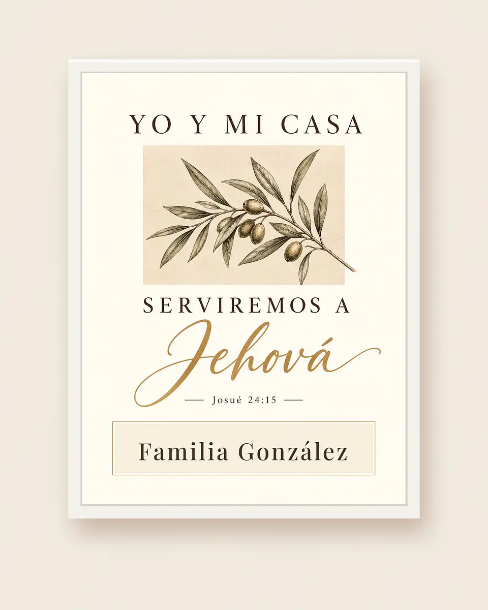 Familia: Yo y mi casa serviremos a Jehová · PZ-01 4