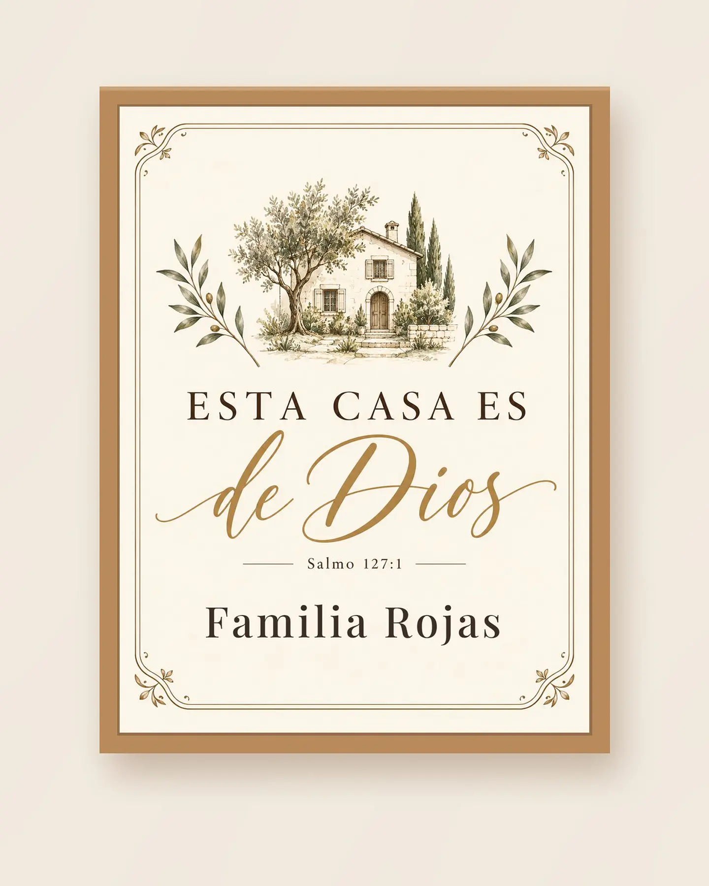 Hogar con nombre: Esta casa es de Dios · PZ-04 1