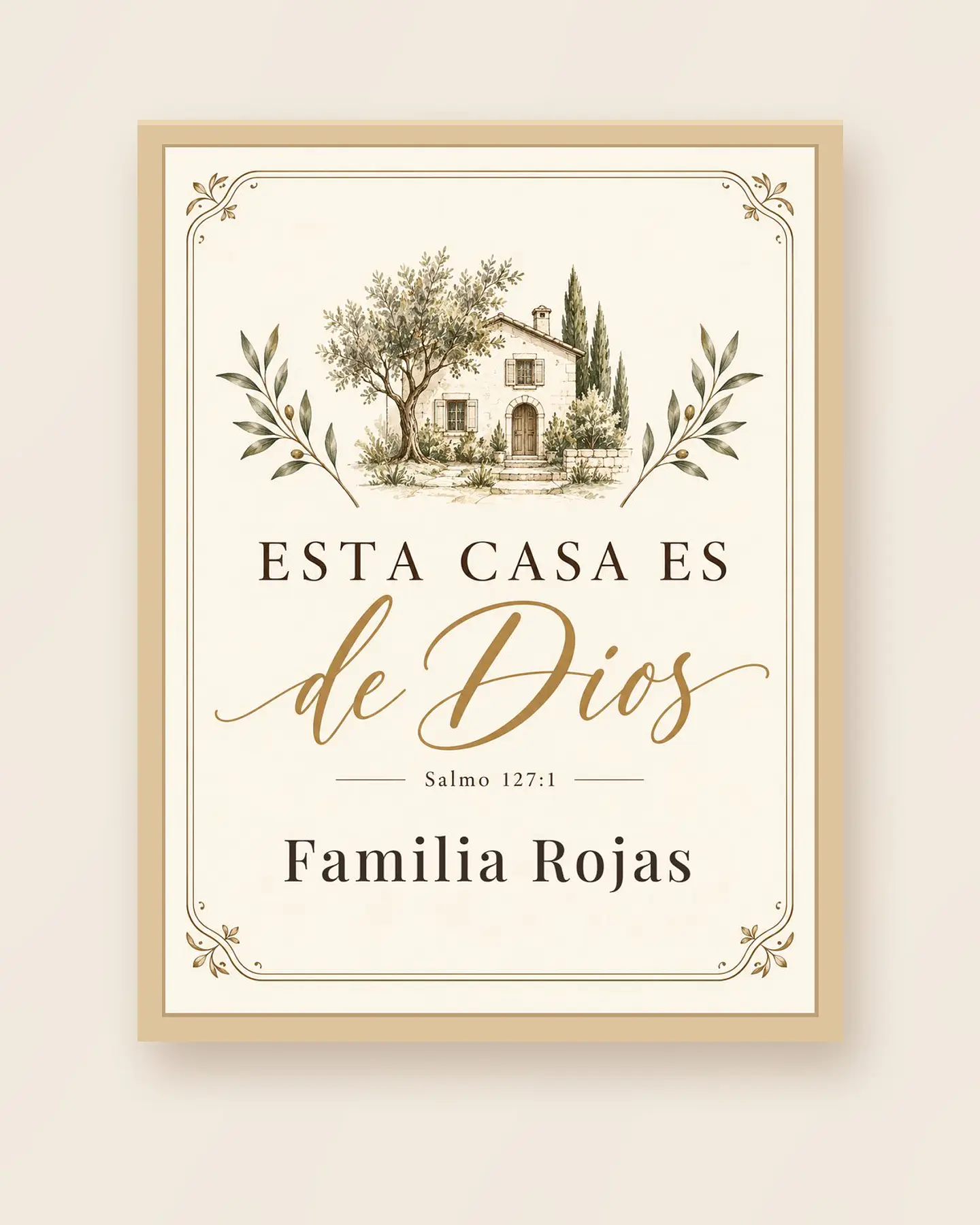 Hogar con nombre: Esta casa es de Dios · PZ-04 3