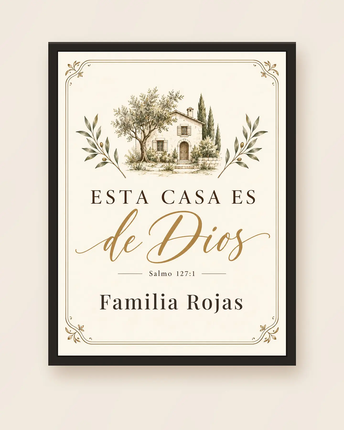 Hogar con nombre: Esta casa es de Dios · PZ-04 5
