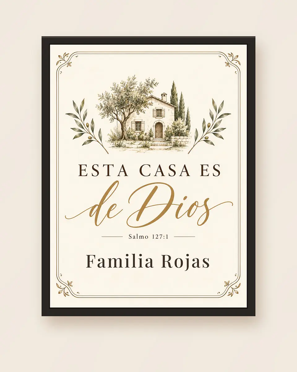 Hogar con nombre: Esta casa es de Dios · PZ-04 5