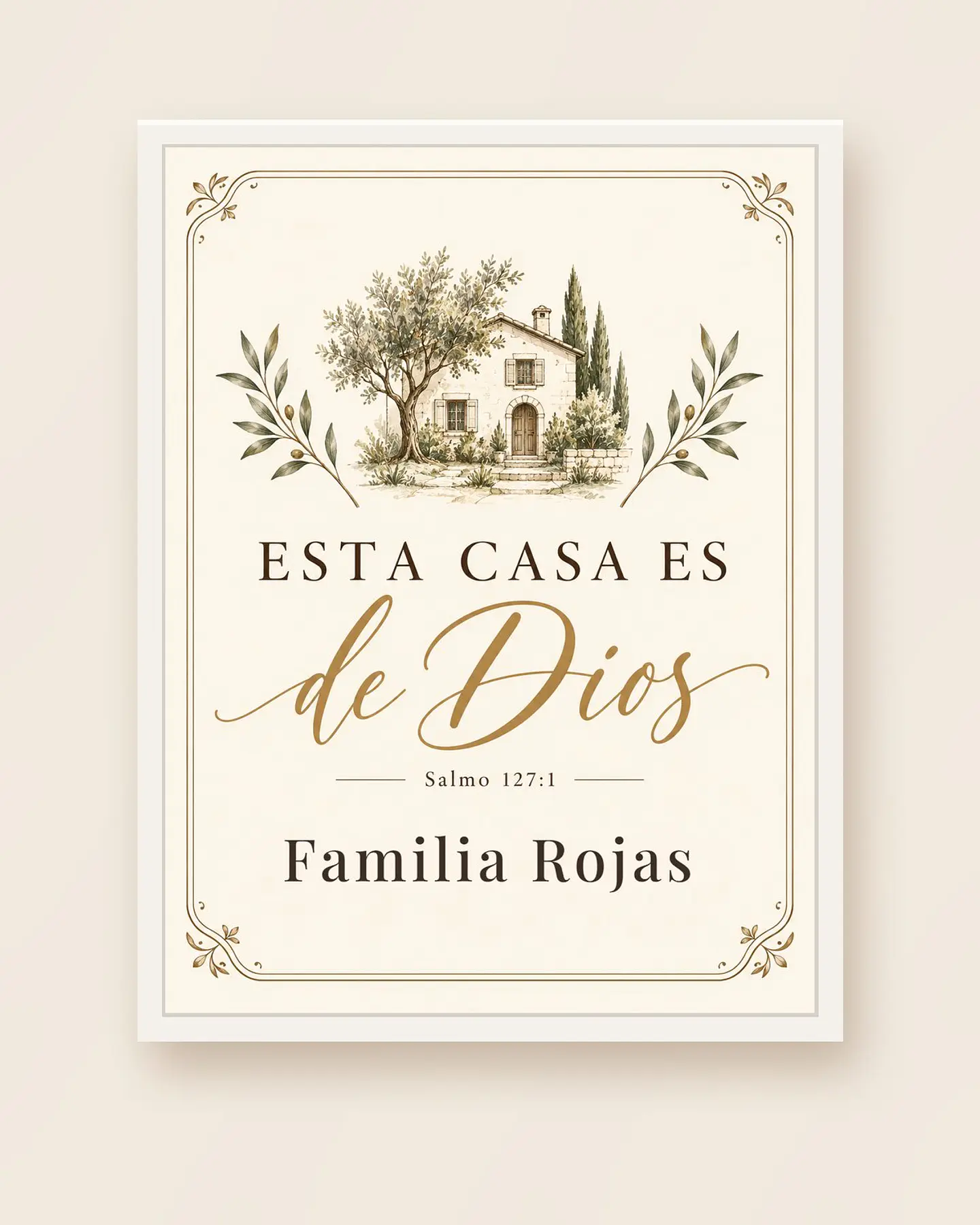 Hogar con nombre: Esta casa es de Dios · PZ-04 4