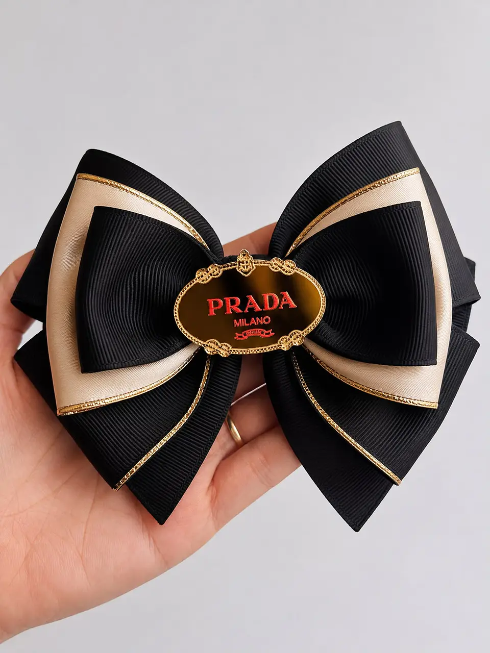 PRADA dourado e rosa  3